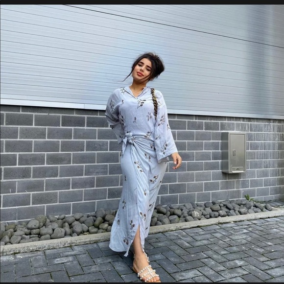 ZARA EMBROIDERED JEWEL SKIRT
BLUE / GRAY - Picture 4 of 4